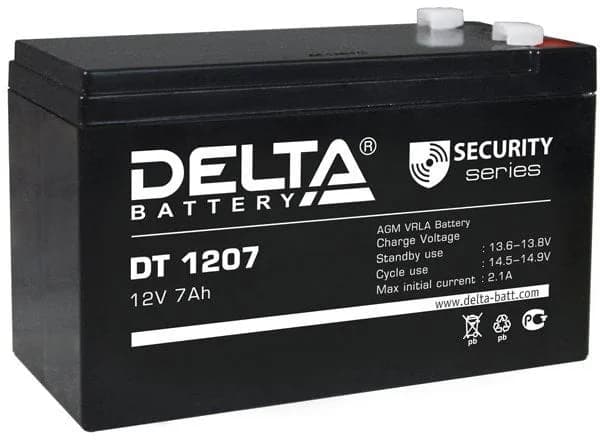 Аккумулятор AGM Delta DT 1207
