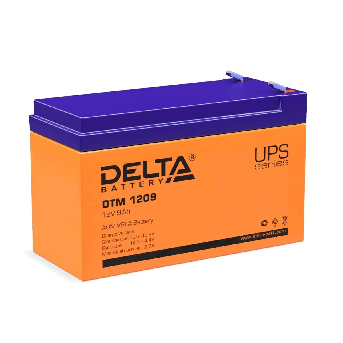 Аккумулятор AGM Delta DTM 1209