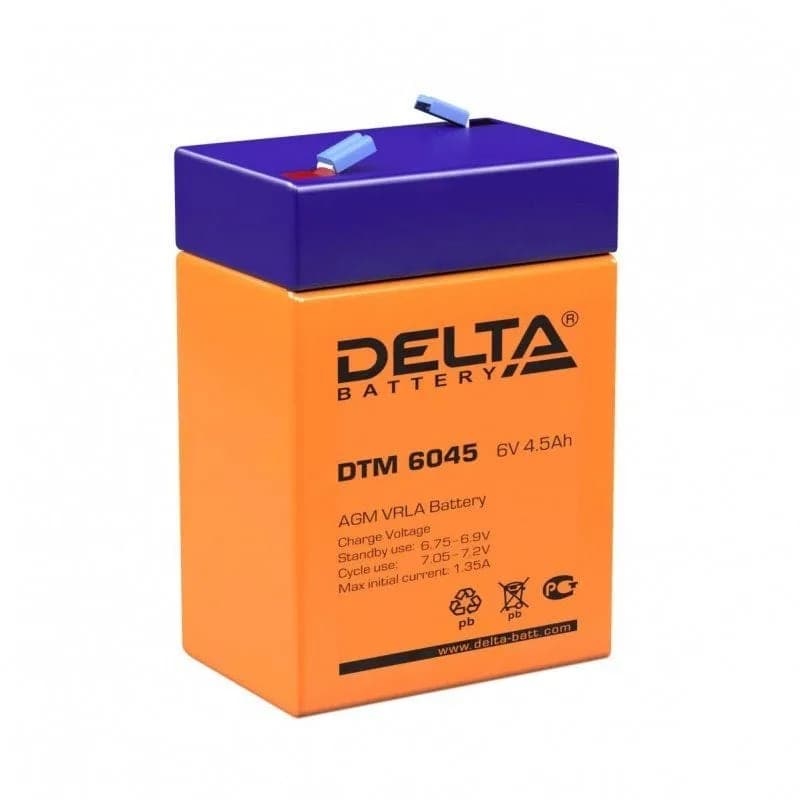 Аккумулятор AGM Delta DTM 6045
