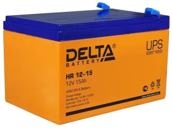Аккумулятор AGM Delta HR 12-15
