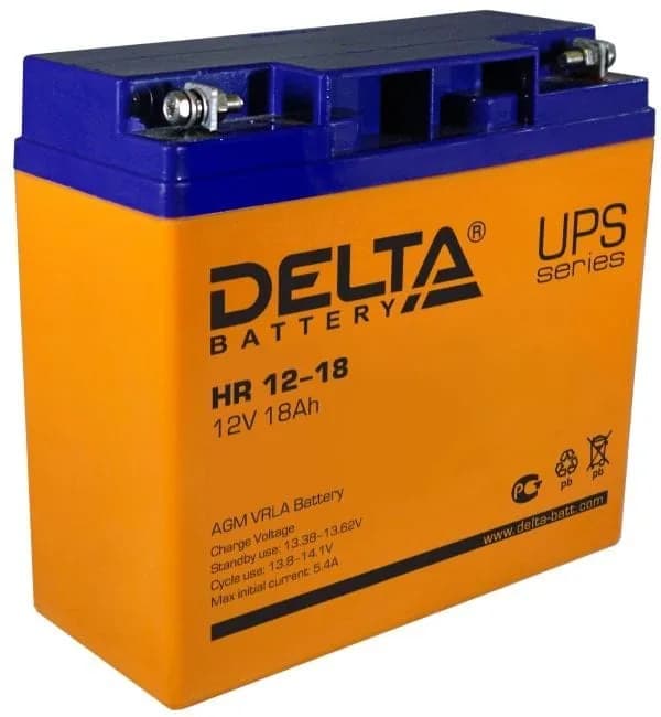 Аккумулятор AGM Delta HR 12-18