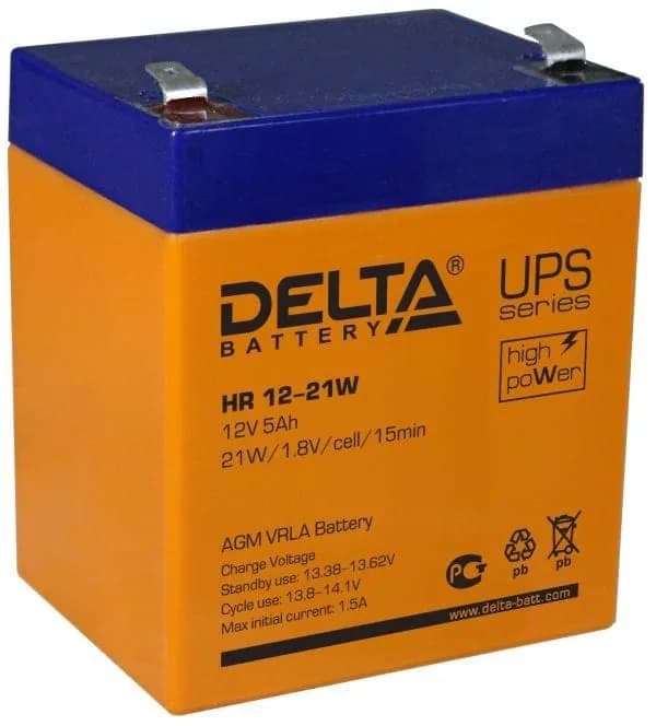 Аккумулятор AGM Delta HR 12-21W