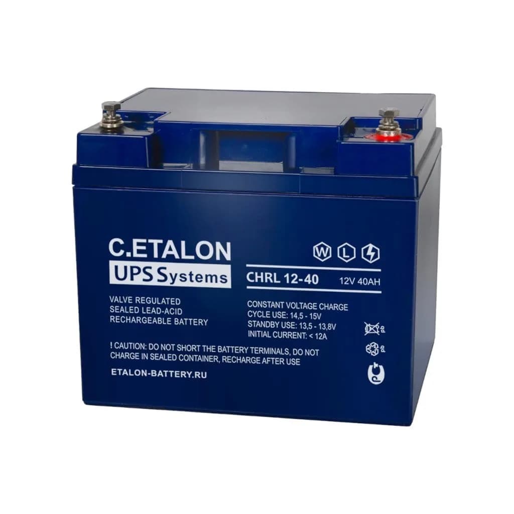 Аккумулятор С.ETALON CHRL 12-40