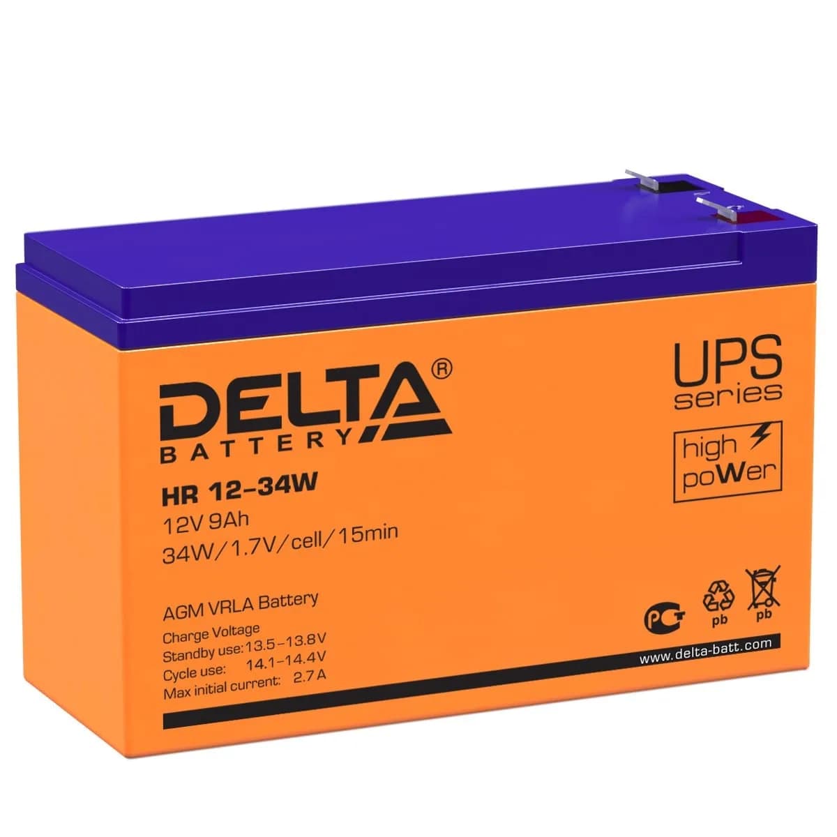 Delta Battery HR 12-34W