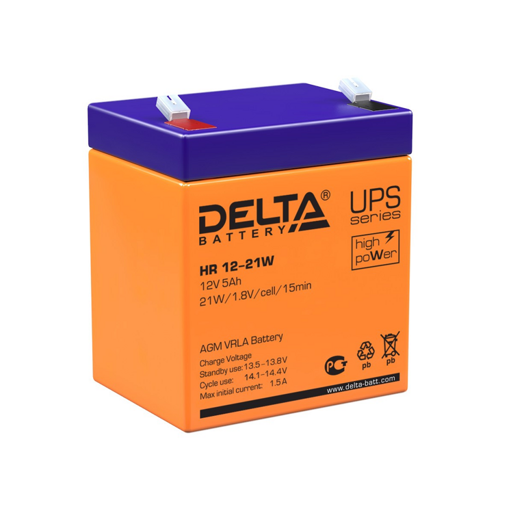 Delta Battery HR 12-21W